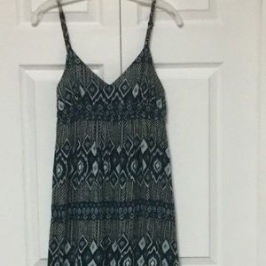 Maxi Printed Spaghetti Strap Dress